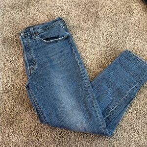 Levi's Straight Leg Blue Jeans